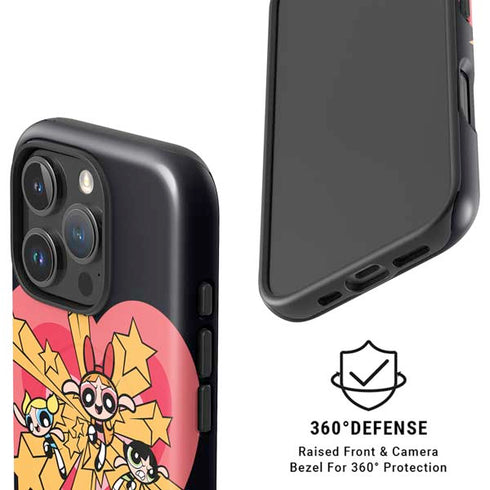 Cartoon Network Powerpuff Girls Gold Stars iPhone 16 Pro Magsafe Impact Case